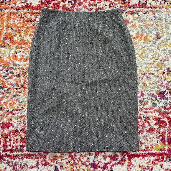 Neiman Marcus Wool Pencil Skirt - Picture 1 of 7